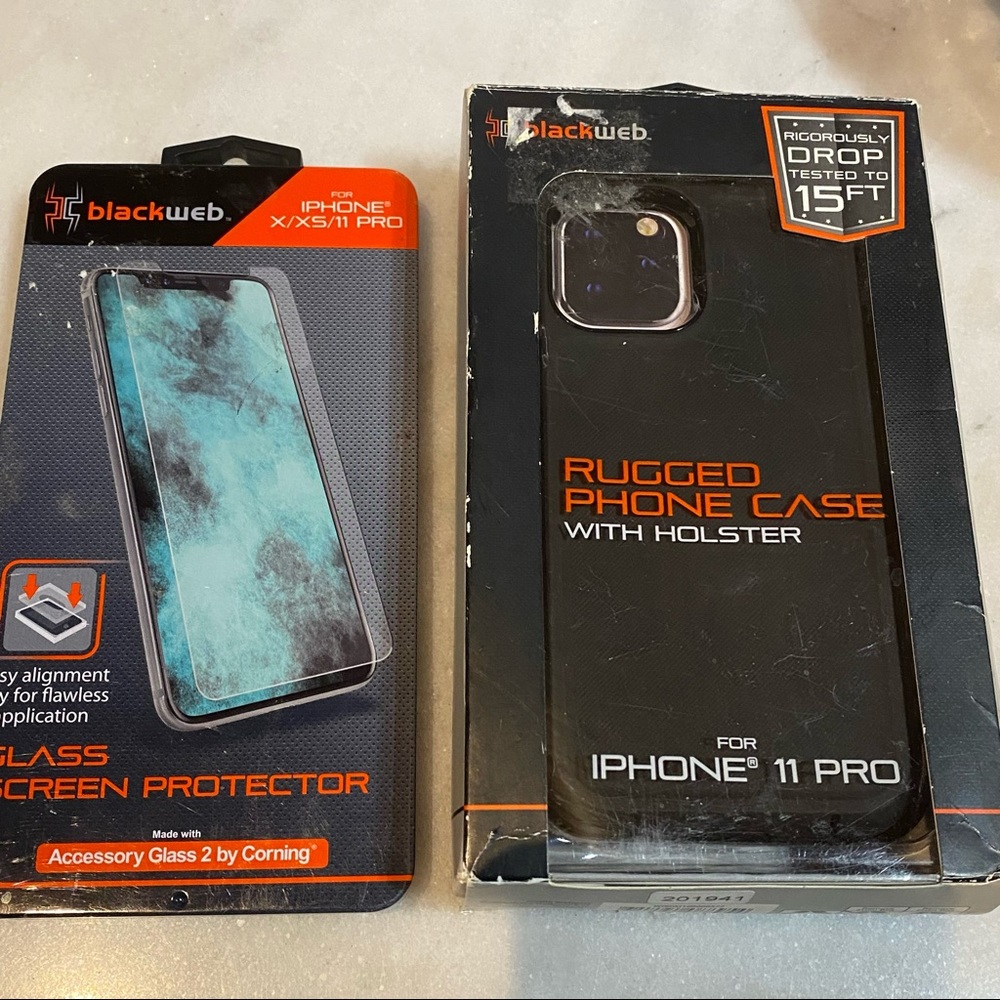 iPhone case & screen protector